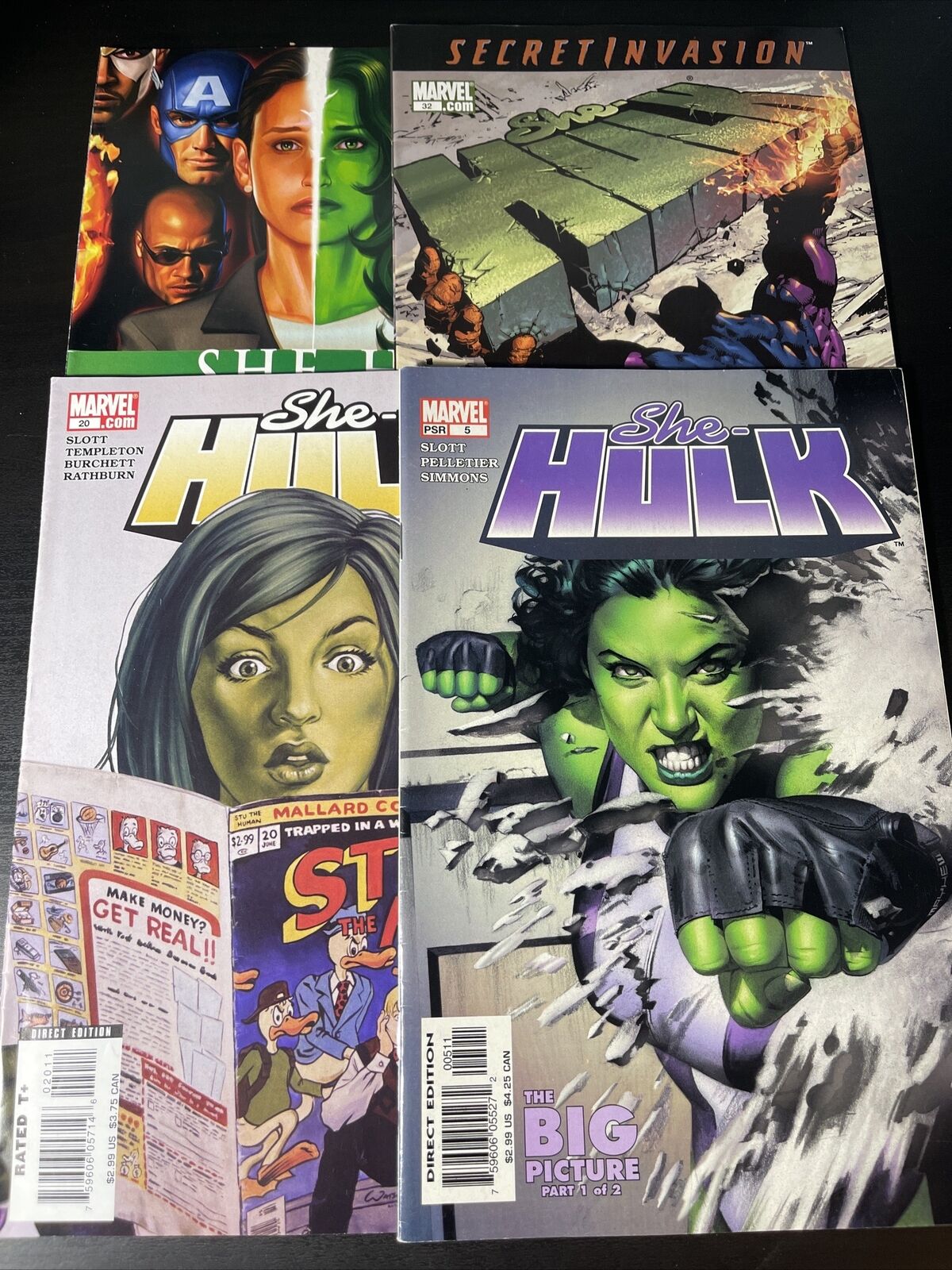 She Hulk 4 Comic Lot - All Mid And Hi Grades - 5 8 20 32