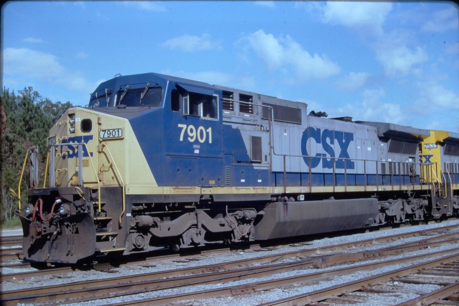 CSX 7901 1998 Kodachrome Train Slide