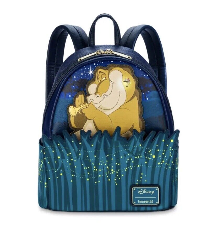 Louis and Ray Glow Loungefly Mini Backpack Princess and the Frog Disney 100 New