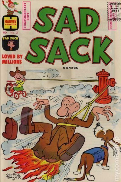 Sad Sack Armed Forces Complimentary Comics #21 FN 6.0 1959 Stock Image