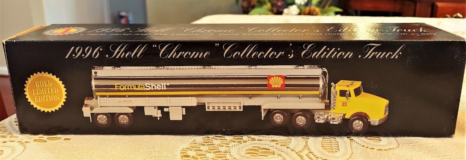 1996 Shell Chrome Collector\'s Editiion Truck Lights and Sounds NEW