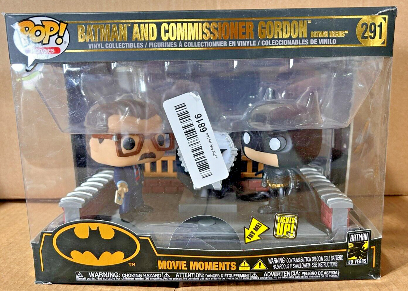 Funko Pop Moments: DC Comics - Batman and Commissioner Gordon #291 *DMG BOX