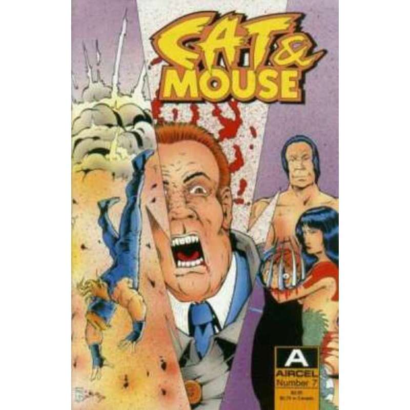 Cat & Mouse (1990 series) #7 in Very Fine + condition. Aircel comics [z 