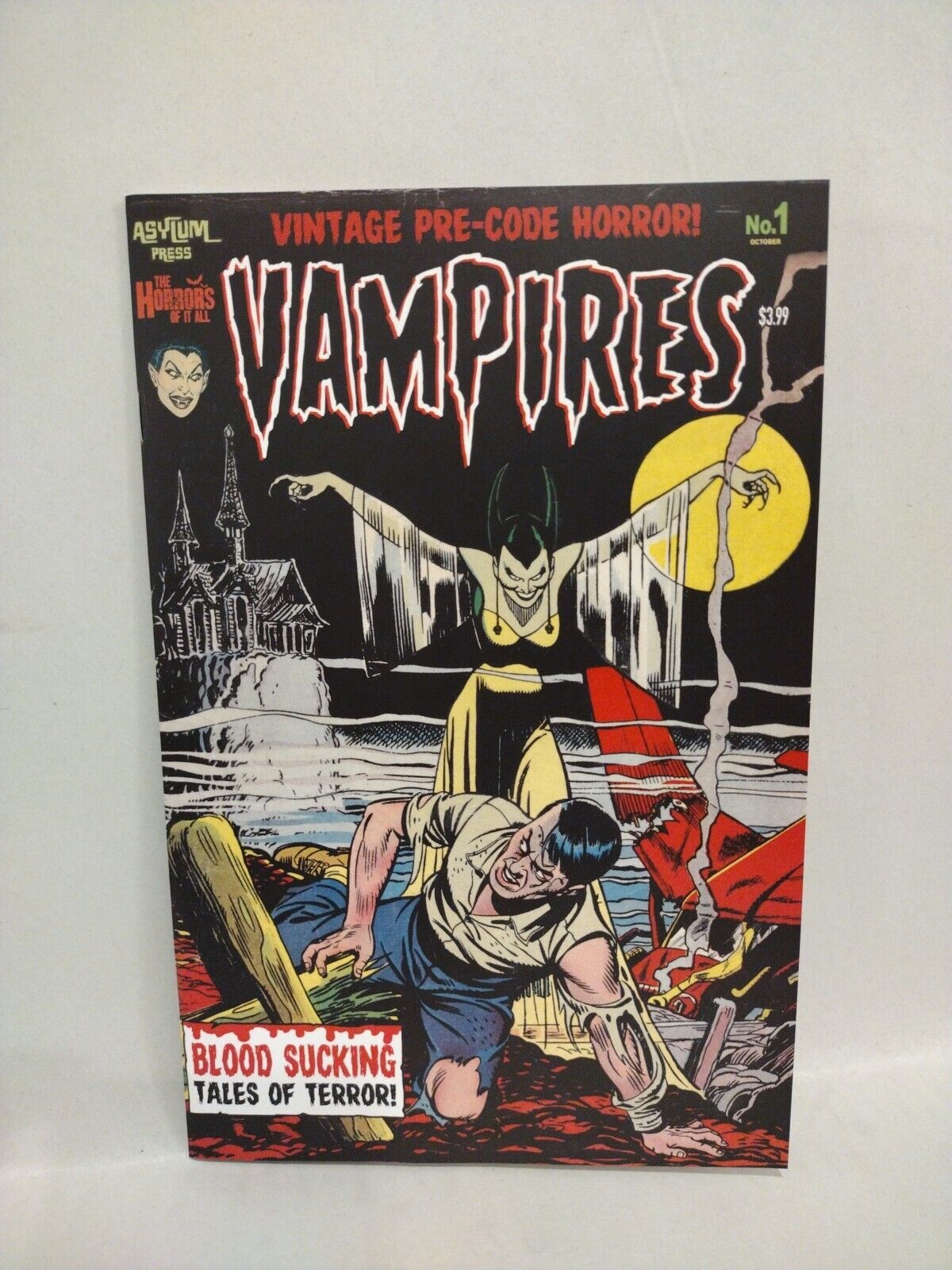 Vampires Halloween Special #1 (2021) Asylum Press Comic Pre Code Horror Rep NM