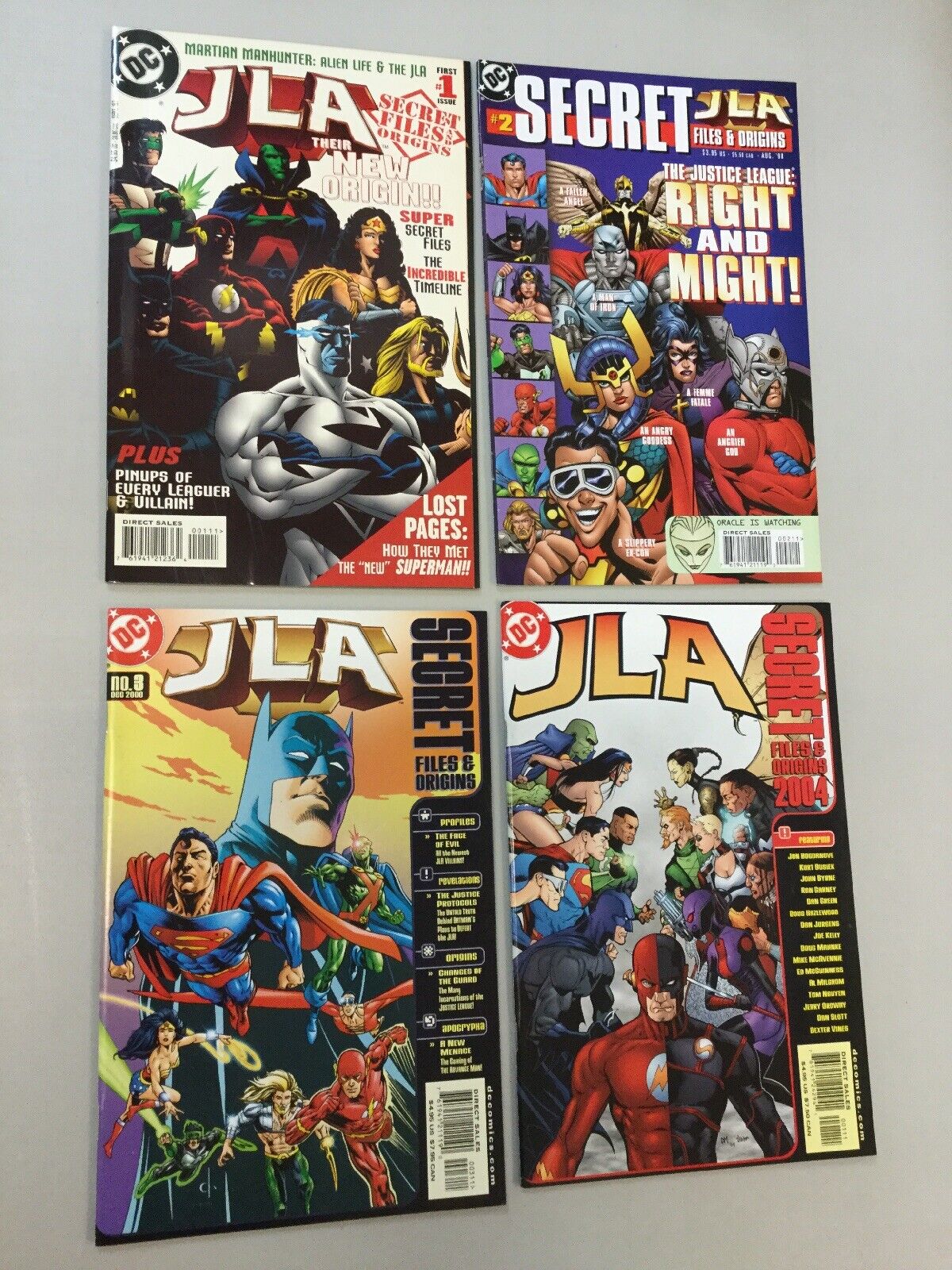 JLA 1-3 Secret Files & Origins 1 2 3 +2004 Dc Comics 1997-2004 (SF01)