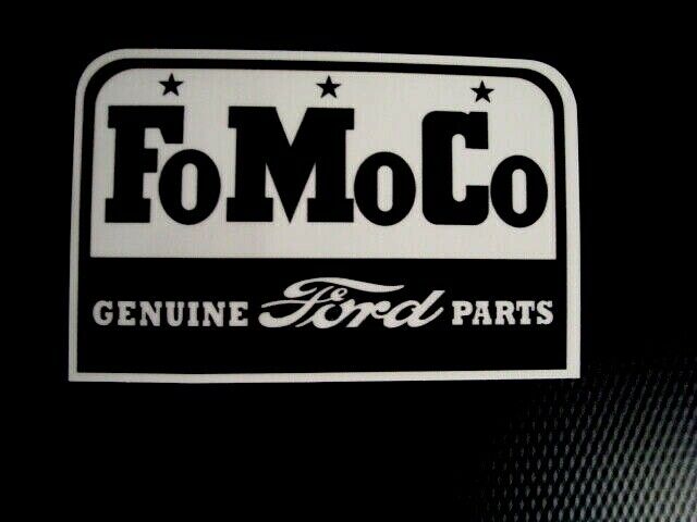 VINTAGE  FORD  PARTS  Fo Mo Co  Genuine  FORD  Parts  Advertising  Sticker
