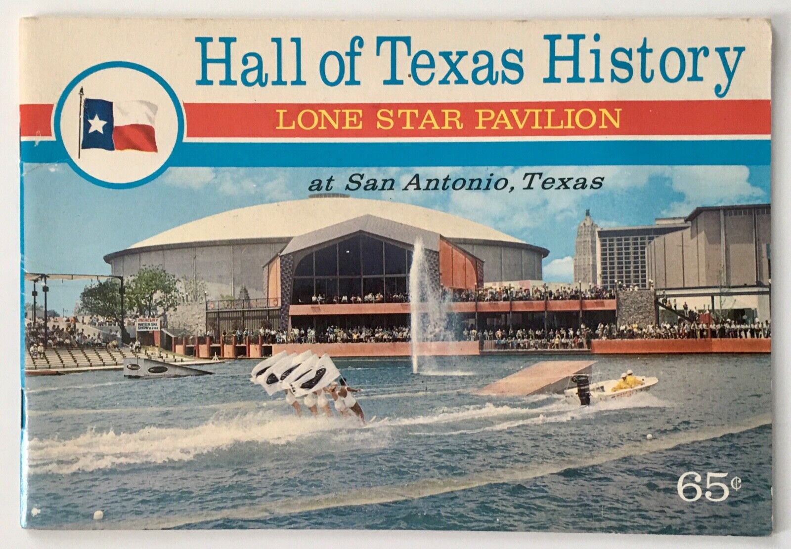 Vintage Hall of Texas History Wax Museum Lone Star Pavilion Booklet Brochure