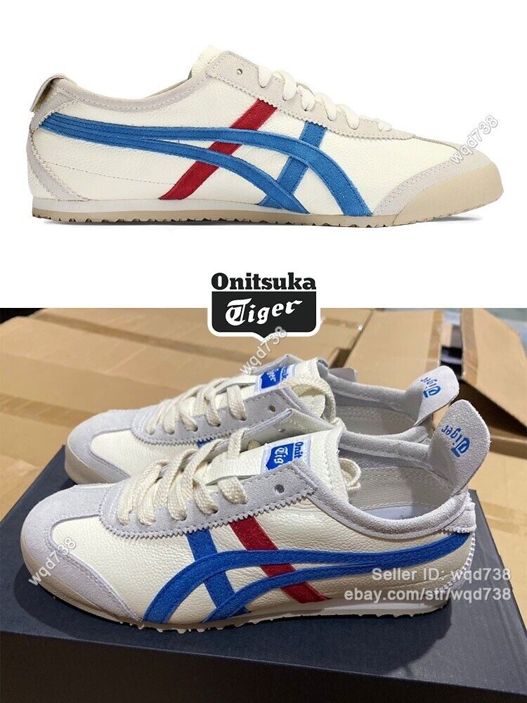 Onitsuka Tiger TH2J4L-0142 MEXICO 66 Sneakers Unisex White/Blue Stylish Shoes