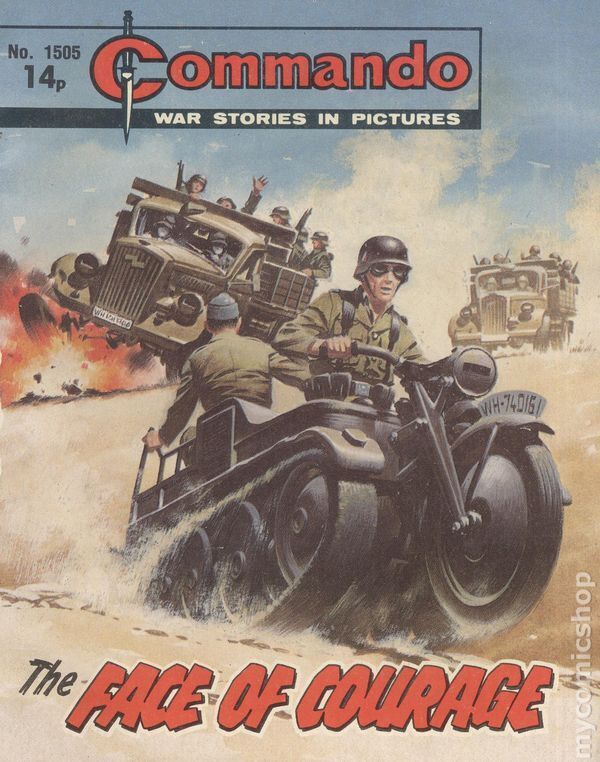 Commando War Stories in Pictures #1505 VG/FN 5.0 1981 Stock Image Low Grade
