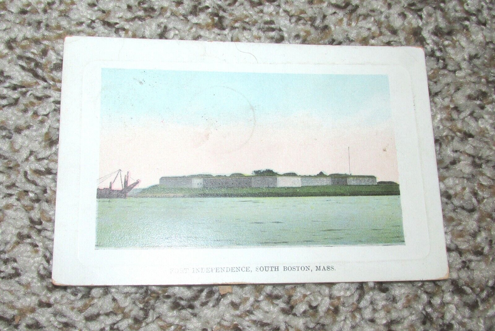 Fort Independence South Boston MA Mass Massachusetts Postcard (D13)