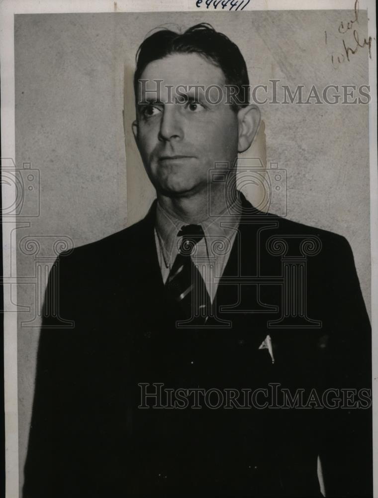 1938 Press Photo Tilden Burg, Corn Belt Liberty League - nef32413