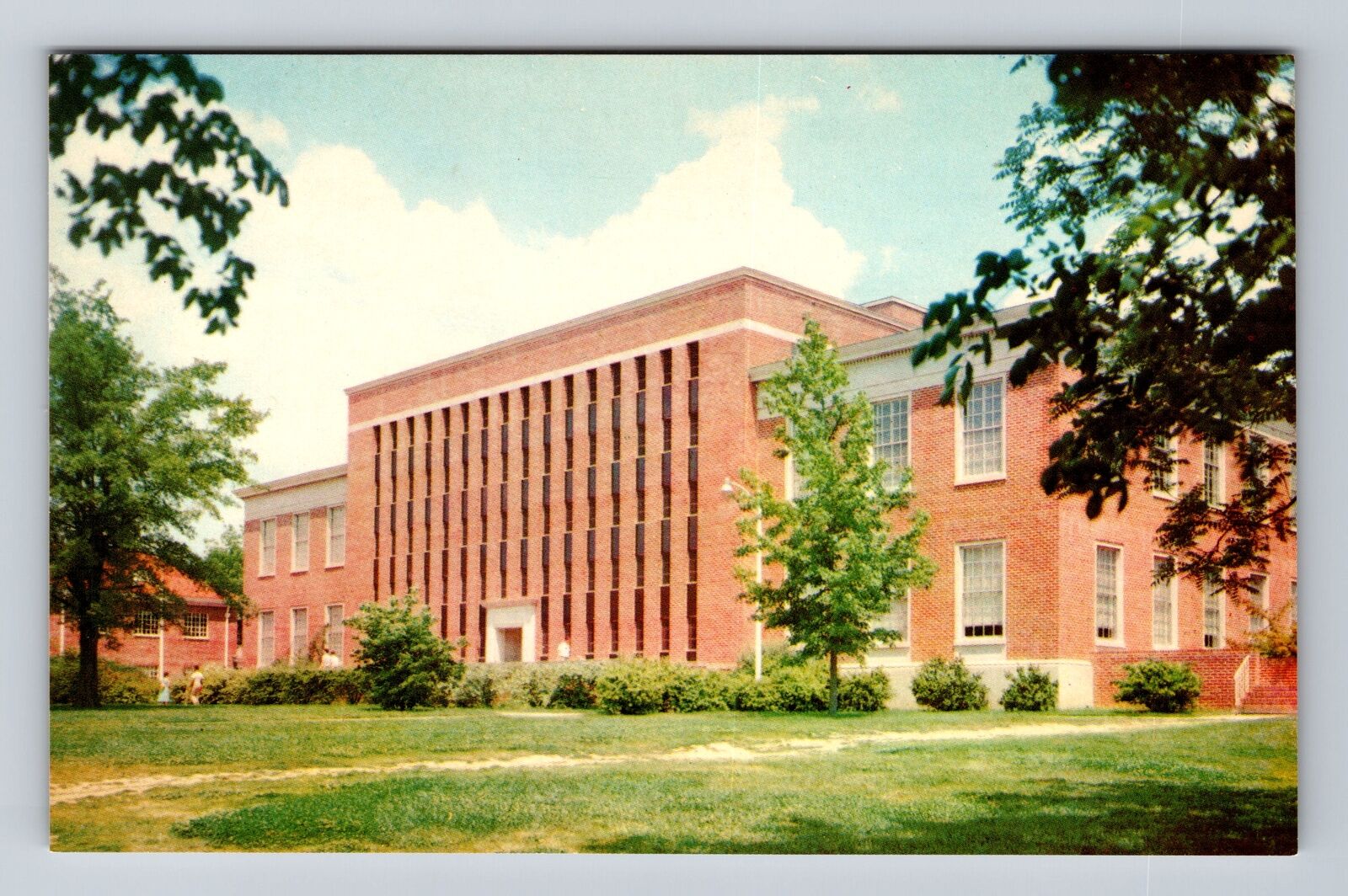 Jackson MS-Mississippi, University of Mississippi Library, Vintage Postcard