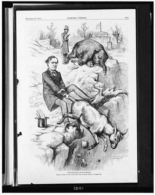 Photo:Cartoon: Thomas F. Bayard,1879,Democratic donkey