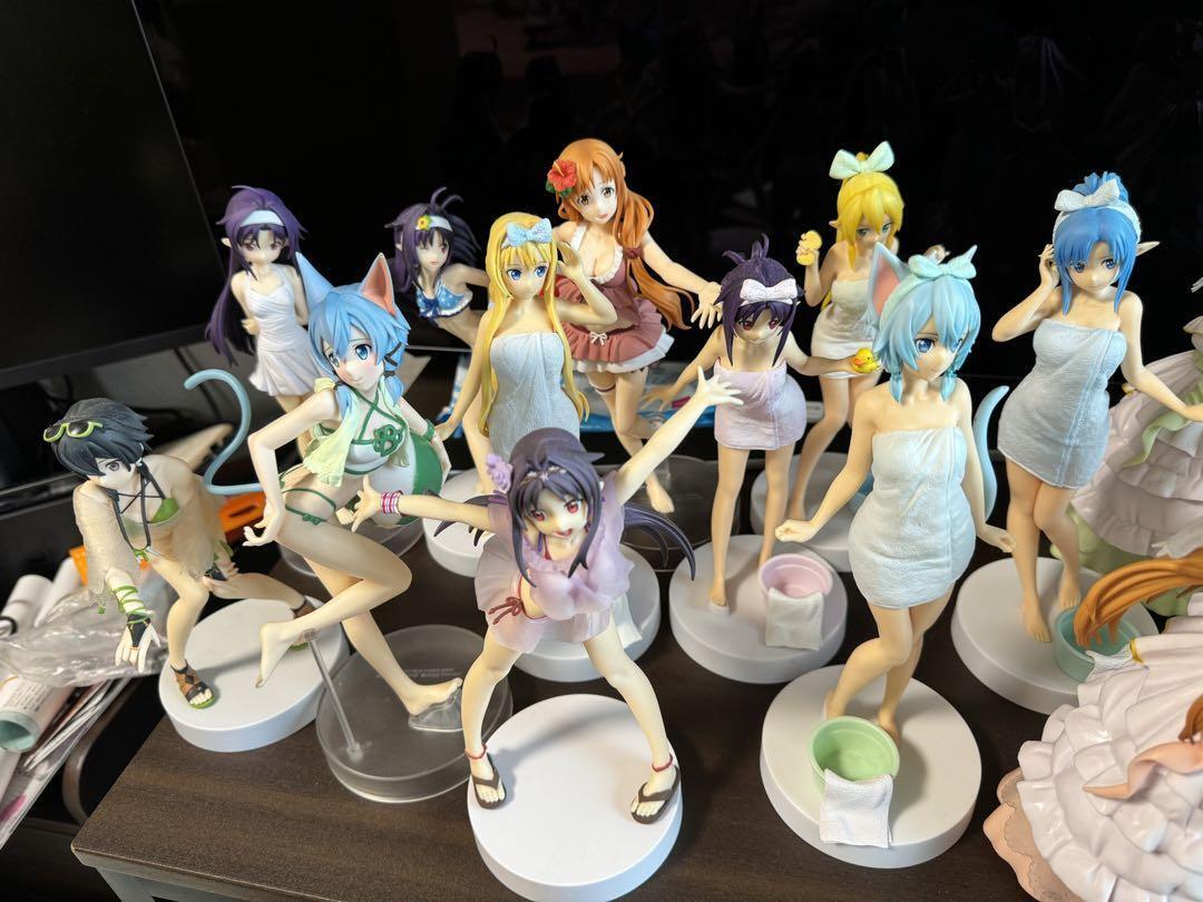 Sword Art Online SAO Girls Figure Anime character Goods lot of 25 Set sale