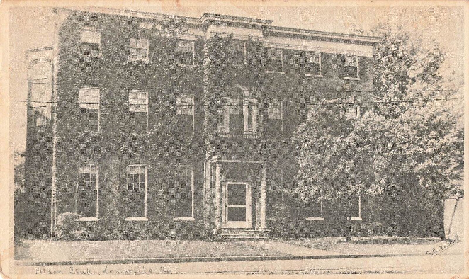 Vintage Postcard Exterior View Filson Club, Louisville, Kentucky 