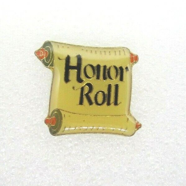 Vintage Centives 1989-2000 A Honor Roll School Award Lapel Pin (A4)