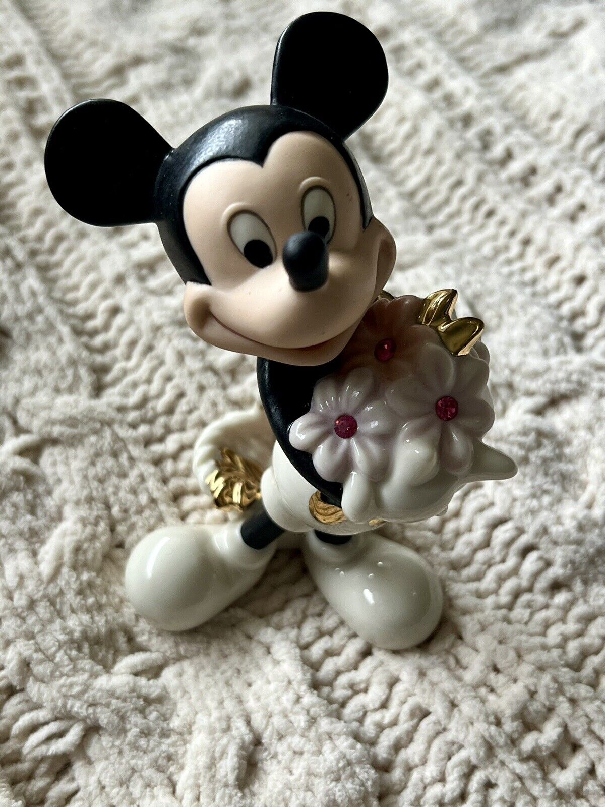 Lenox Disney Mickey’s Flowers For You Figurine Classic Edition - RARE