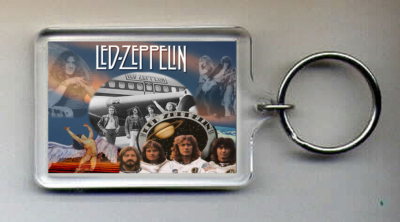 Led Zeppelin Collage Keyring NEW