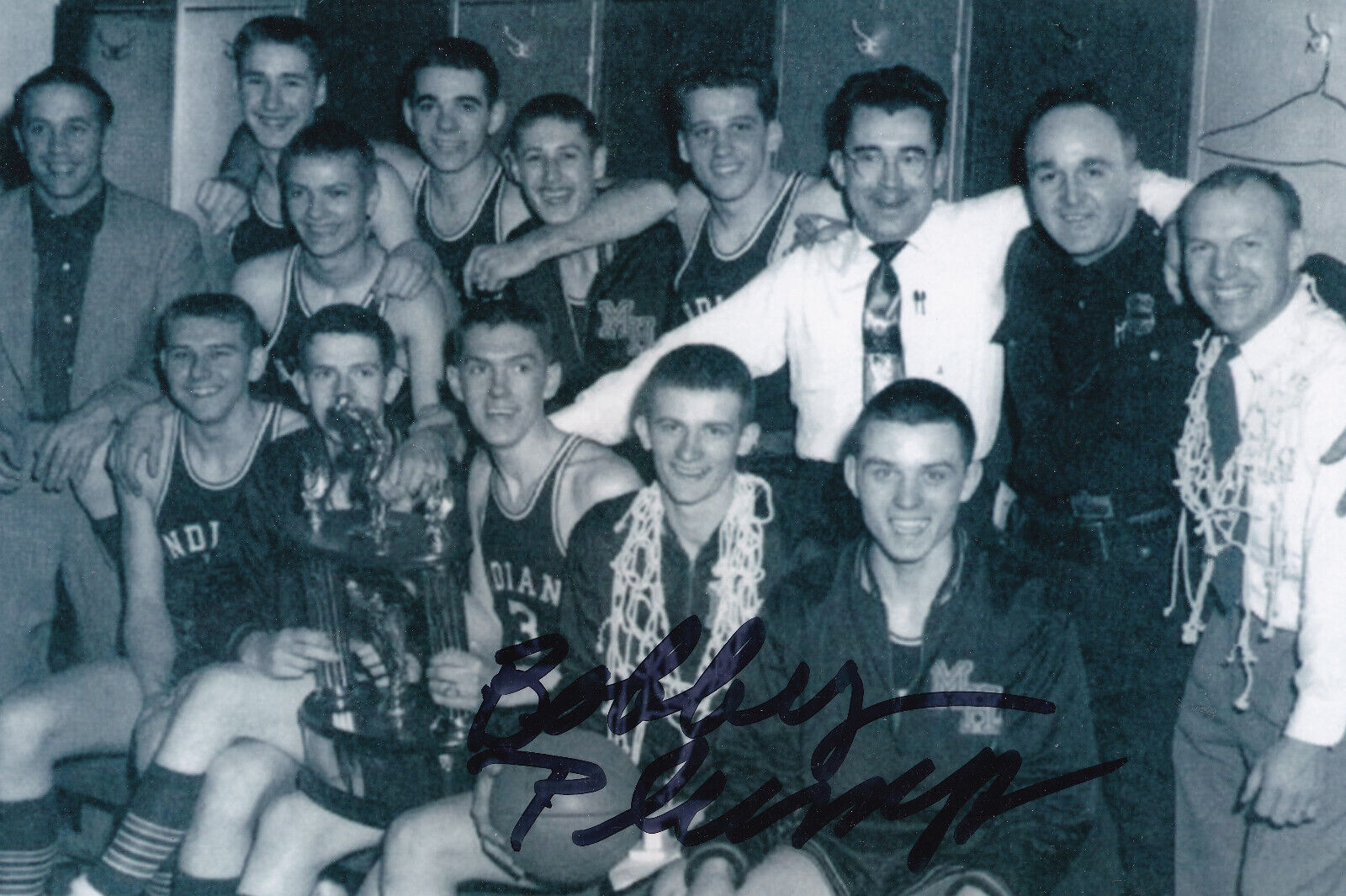 Bobby Plump Signed Autographed 4x6 Photo Milan High School Hoosiers Hickory High