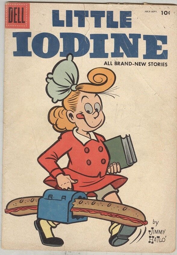 Little Iodine #41 July 1958 G/VG Hero sandwich cover