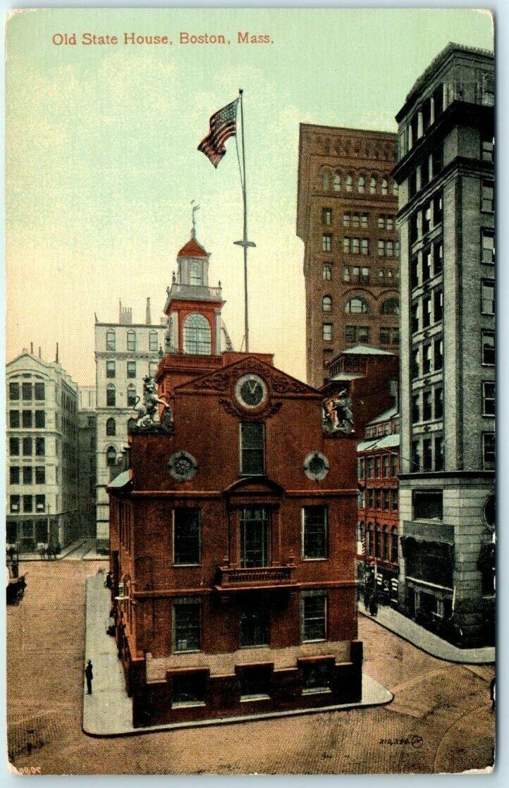 Postcard - Old State House, Boston, Massachusetts
