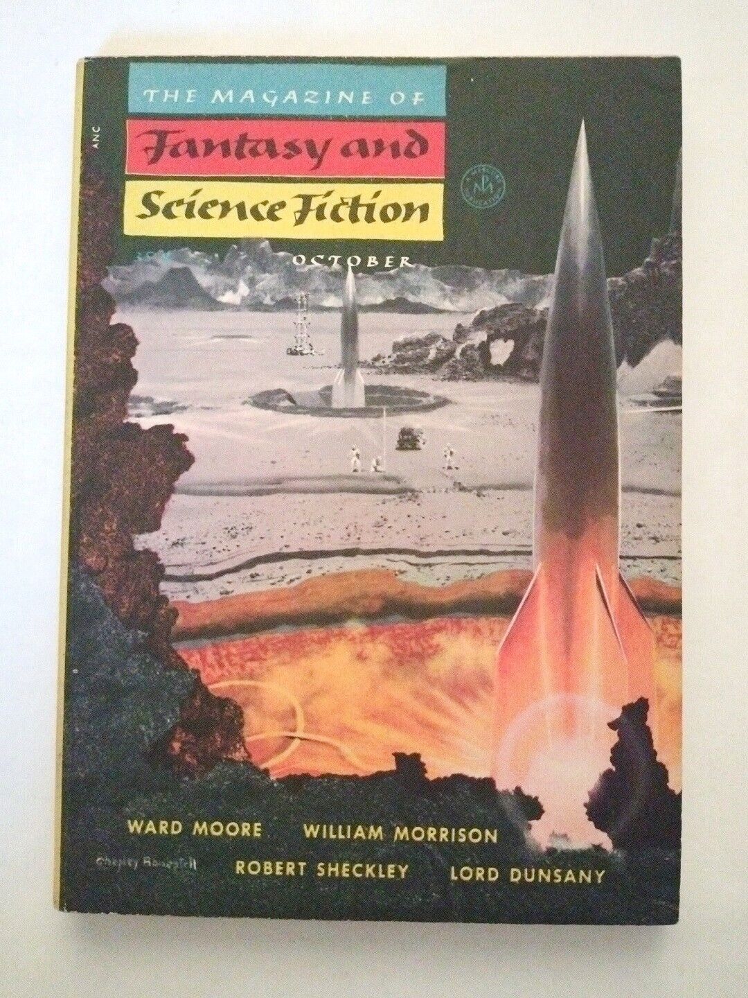 Magazine of Fantasy and Science Fiction Vol. 7 #4 VG 1954 October vintage 