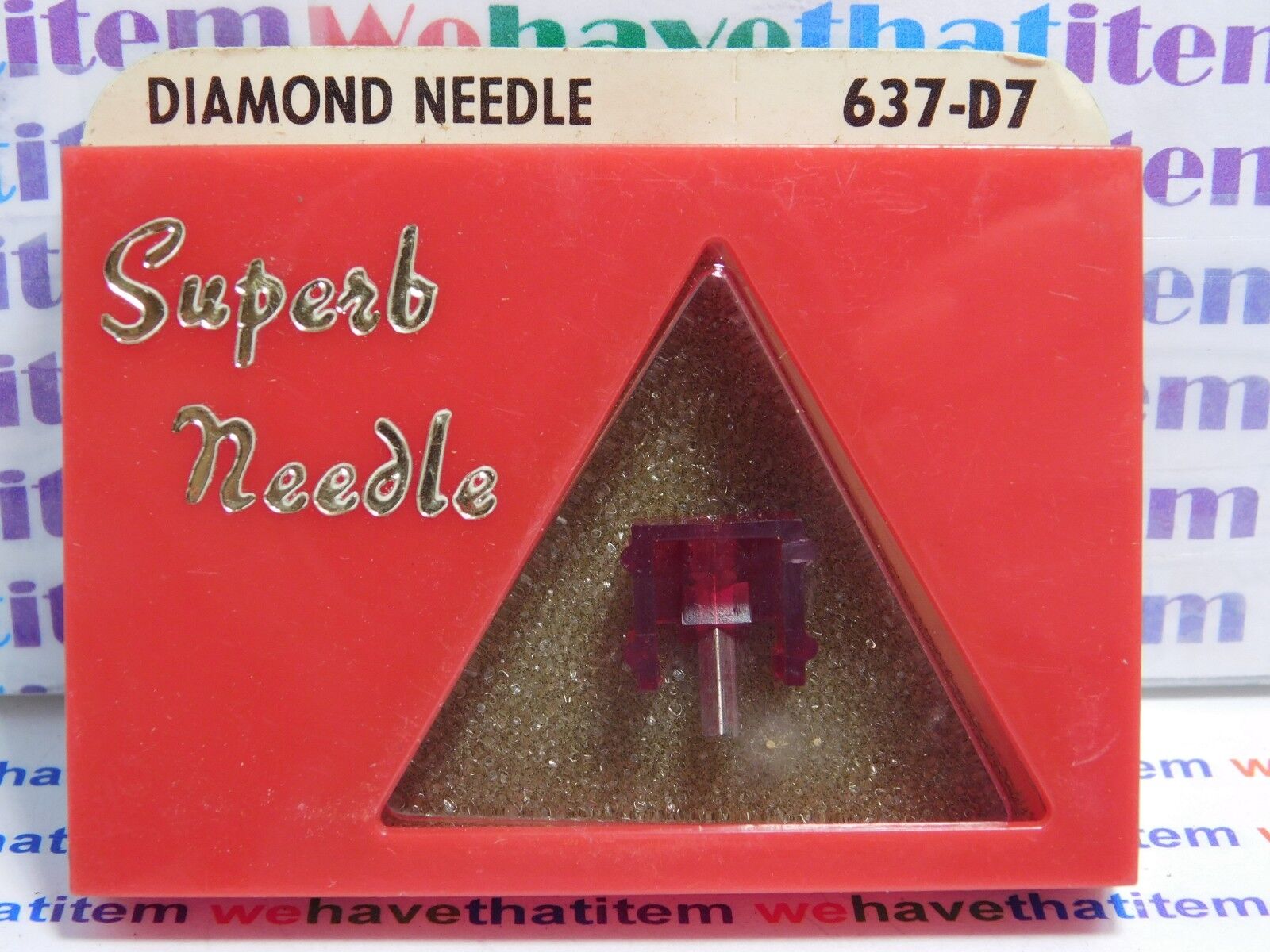 SUPERB NEEDLE / 637-D7 / USED IN JVC, VICTOR / 1 PIECE (qzty)