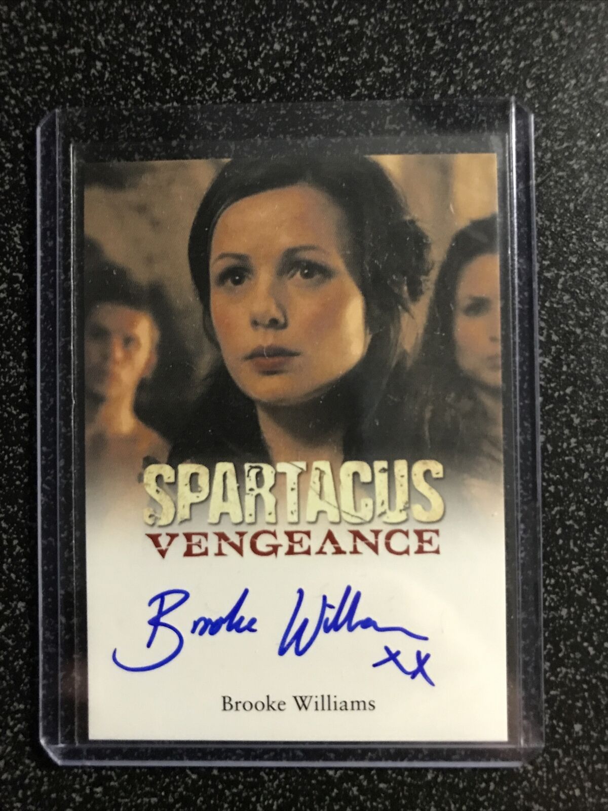 Spartacus Vengeance Autograph Card Brooke Williams as Aurelia