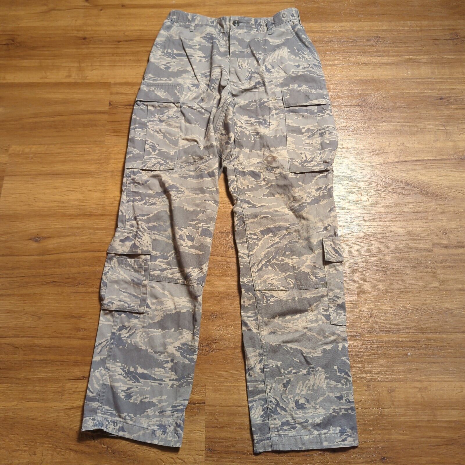 US Military Pants Men 30x33 Regular Digital Camouflage Air Force Trouser