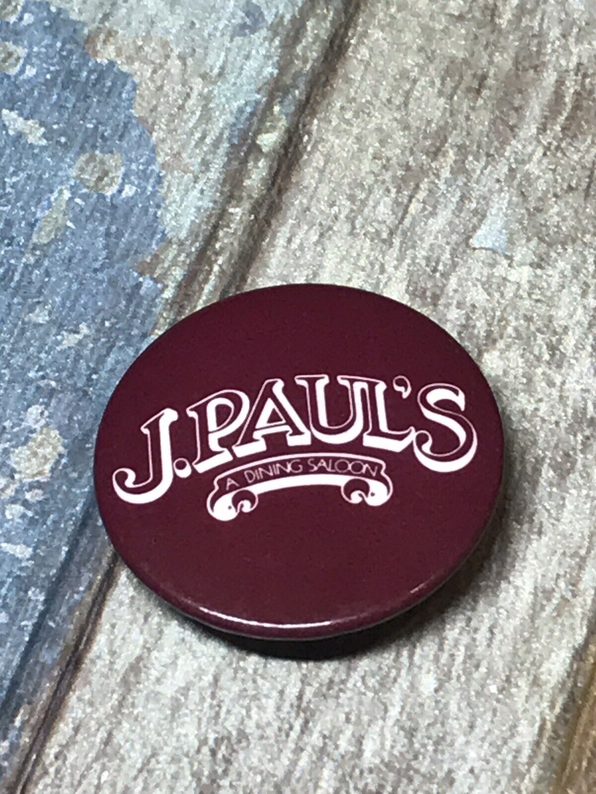 J Pauls A Dining Saloon Restaurant Advertising  Pinback Button