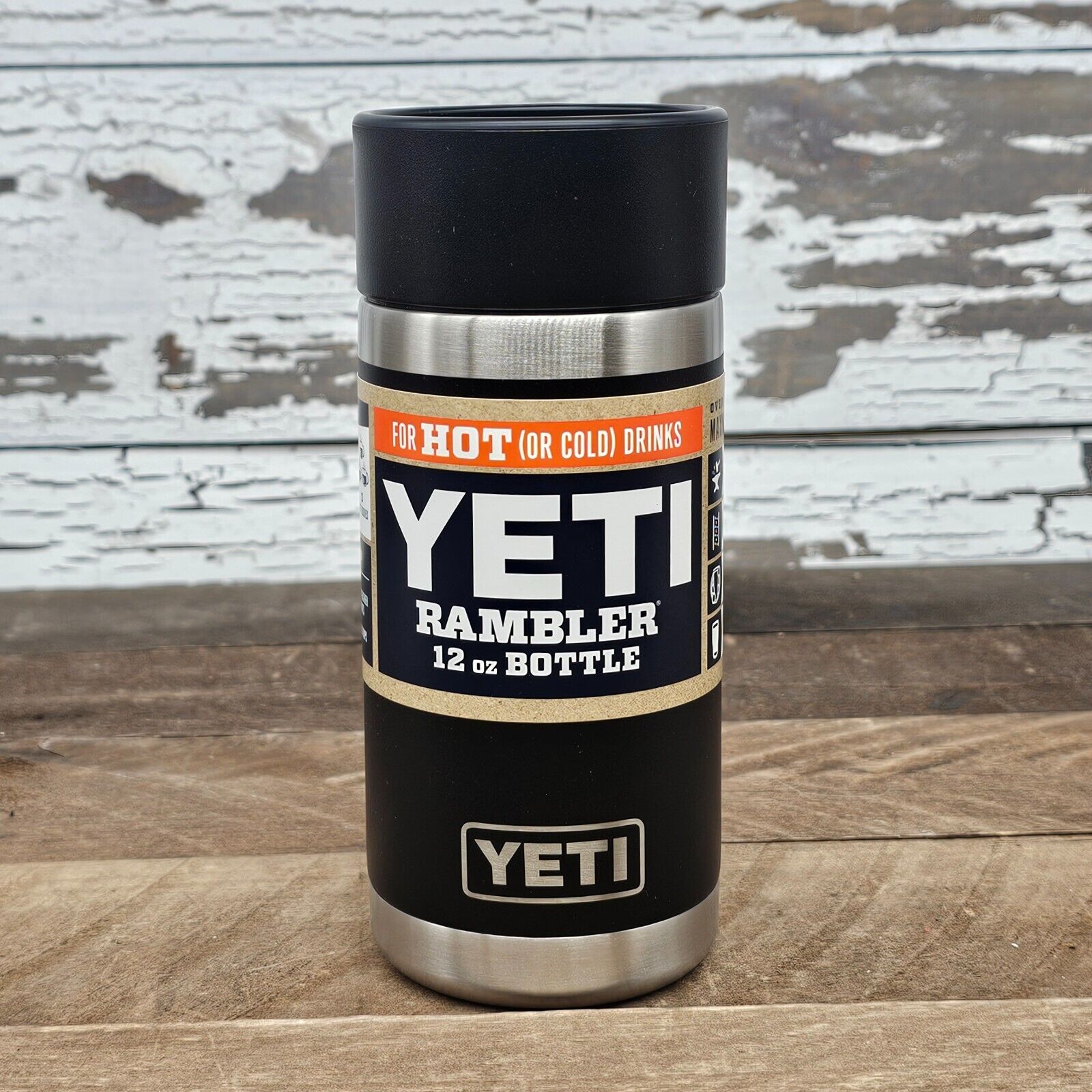 Black YETI® 12oz Hot Shot Bottle Original - Brand New