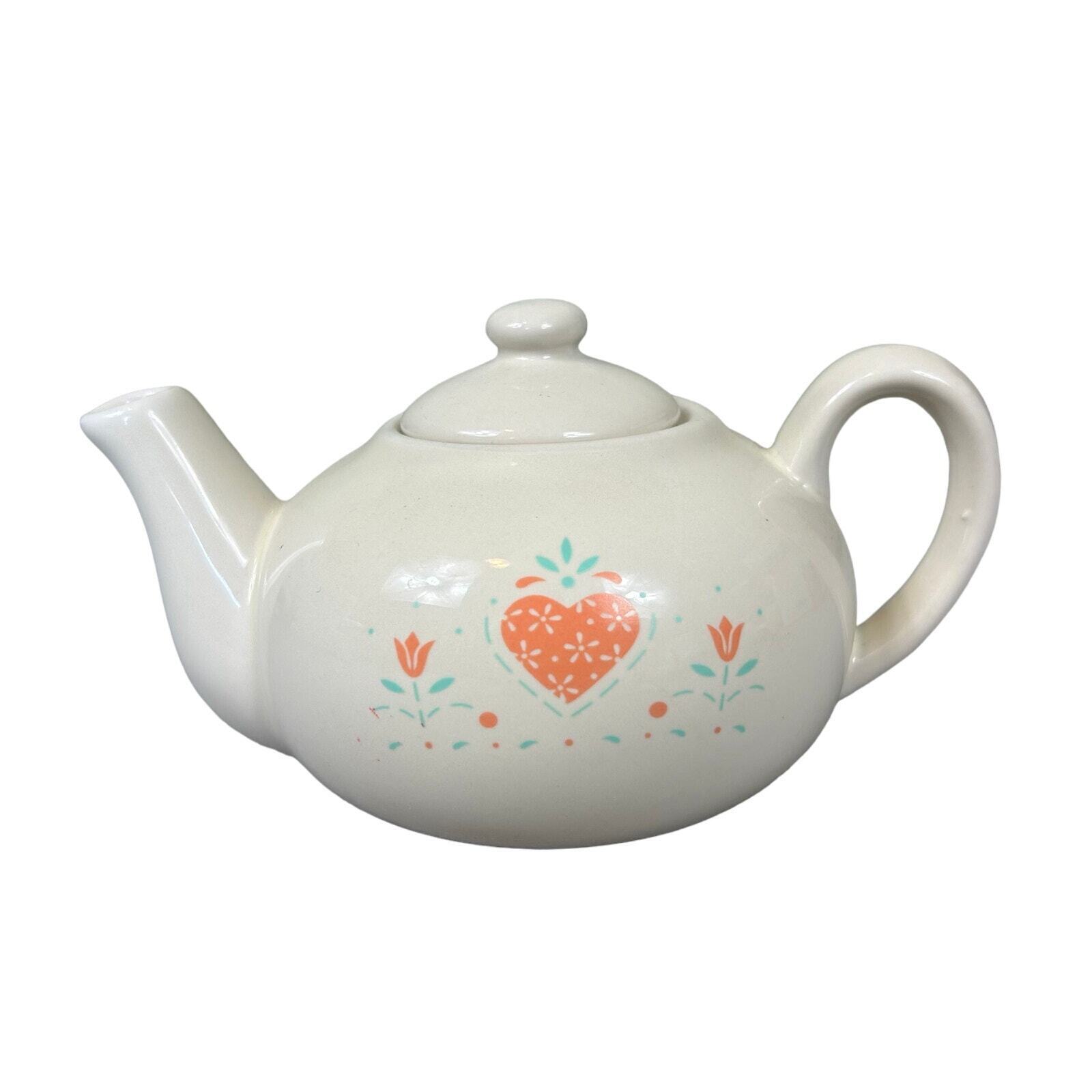 Vintage Corelle Coordinates FOREVER YOURS personal teapot 1 cup size