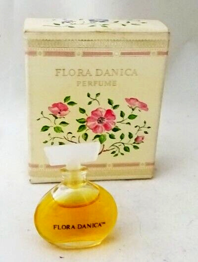 Vintage FLORA DANICA Mini Miniature Perfume New In Original Box