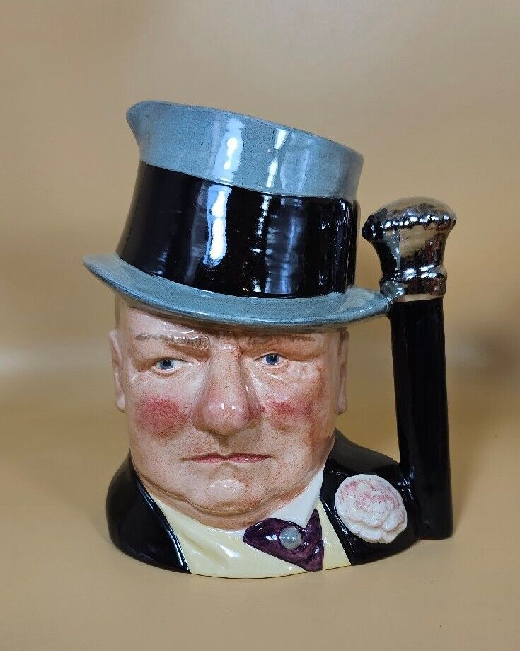 W.C. FIELDS by Royal Doulton Large Toby Jug D 6674 The Celebrity Collection 