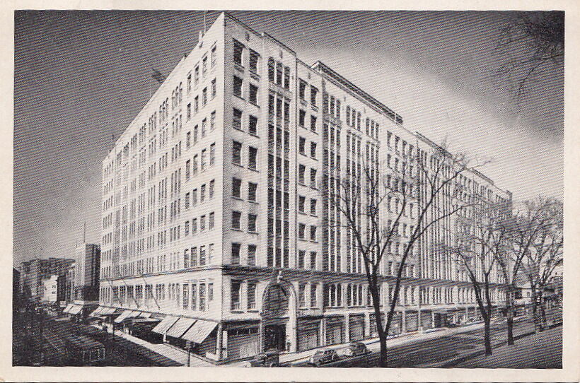 Postcard T Eaton Co Department Store Montreal Canada 