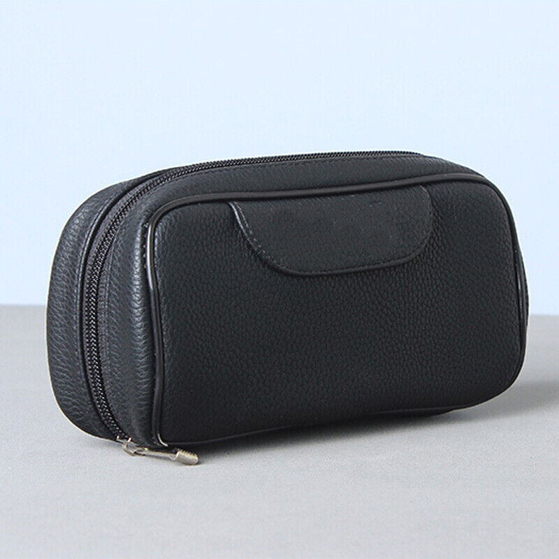 PU Leather Smell Proof Tobacco Smoking Pipe Bag Portable Herb Tobacco Pipe Cases