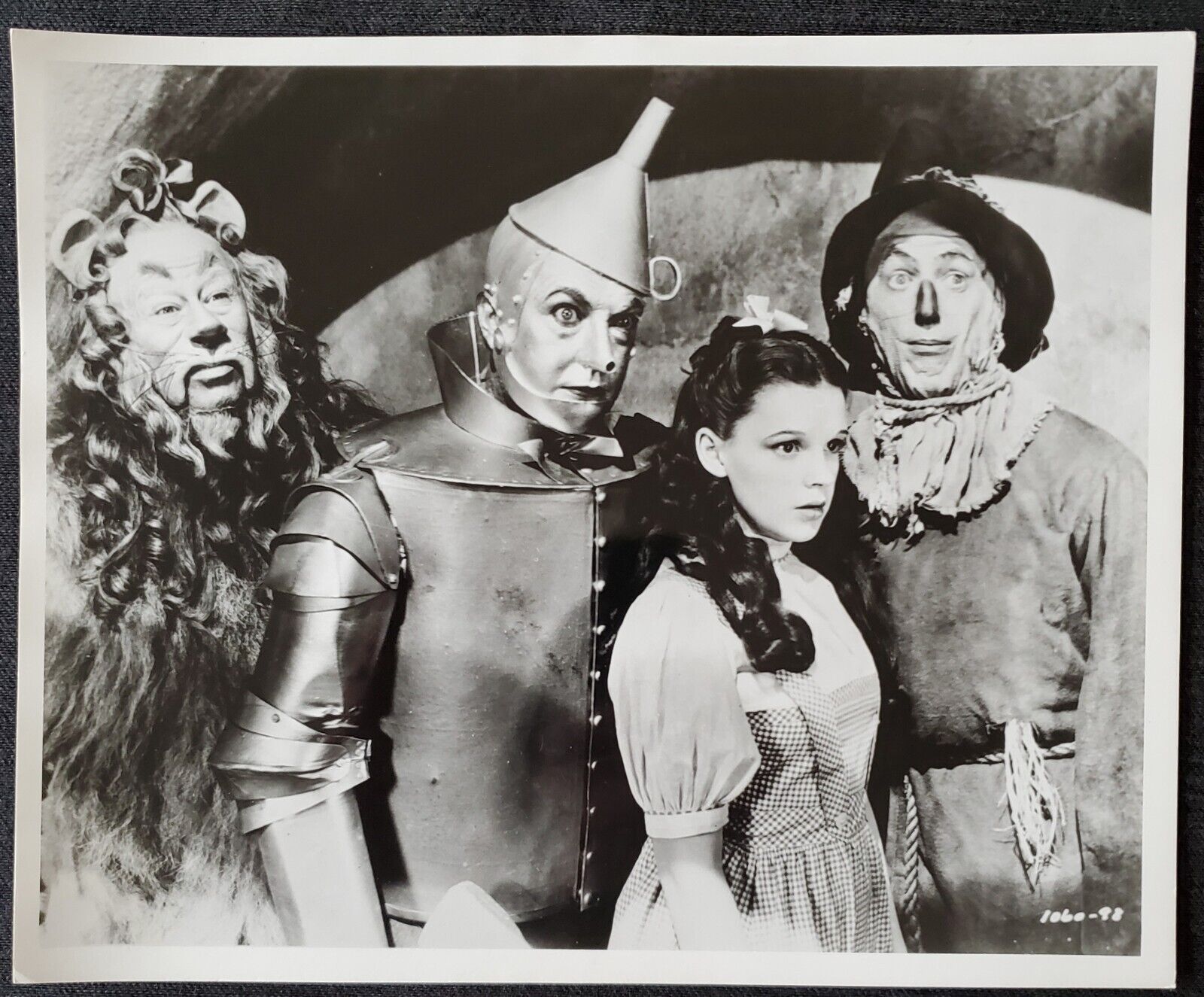 1939 Wizard Of Oz Garland Bolger Lahr Haley MGM Press 8x10 Gelatin Silver Photo