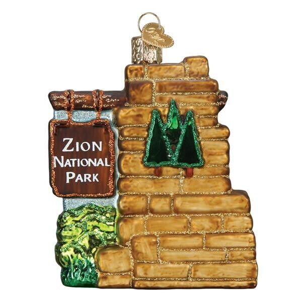 Old World Christmas ZION NATIONAL PARK (36285) Ornament w/OWC Box