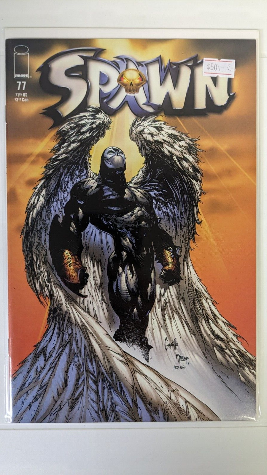 Spawn #77 -Capullo Wings Of Redemption 1st Arch Angel Todd McFarlane