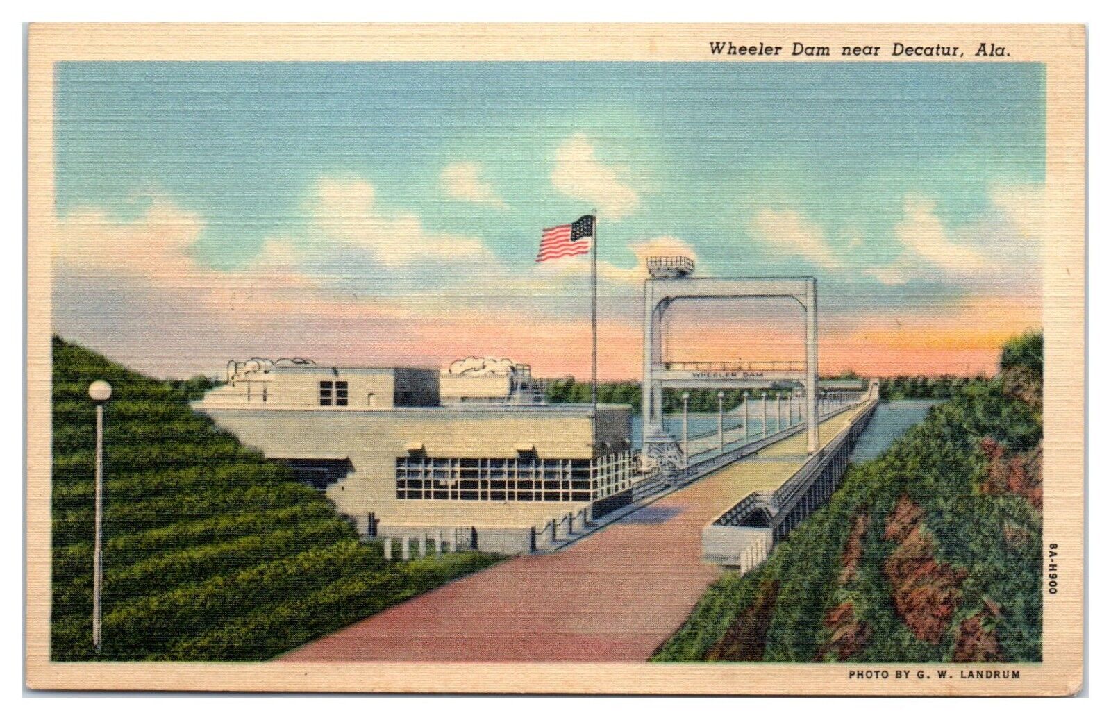 New Pennsylvania Railroad Train Station Depot Newark New Jersey Postcard c.1940