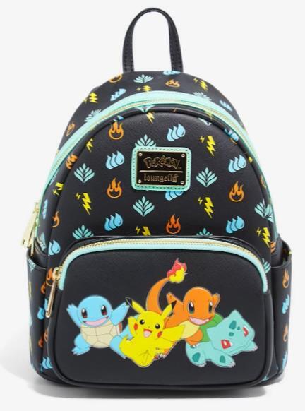 Loungefly Pokemon Starters Mini Backpack Summer Convention Exclusive