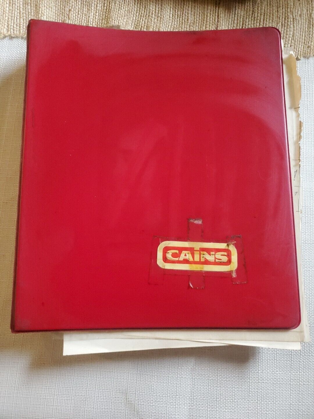 1960s Cains Food Product Sales Binder price lists and display photos 40+ pages