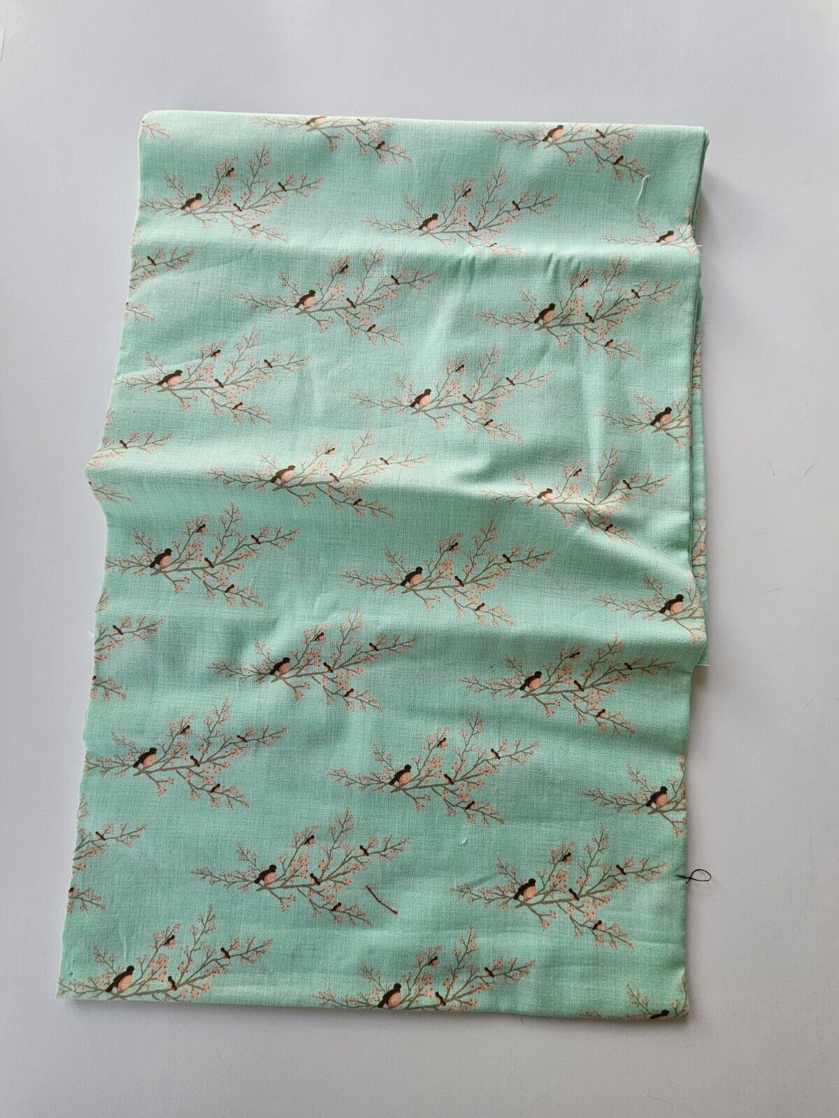 Cotton Lightweight Fabric With Birds 1.60 Yards By 44\