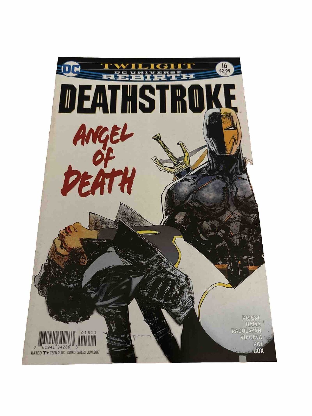 Deathstroke #16 DC Comics Universe Rebirth 2017 Bill Sienkiewicz NM (box52)