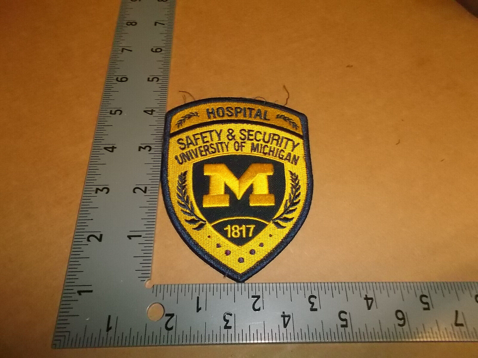 University Of Michigan Safety & Security Hospital Police Patch~Michigan~MI~Used~