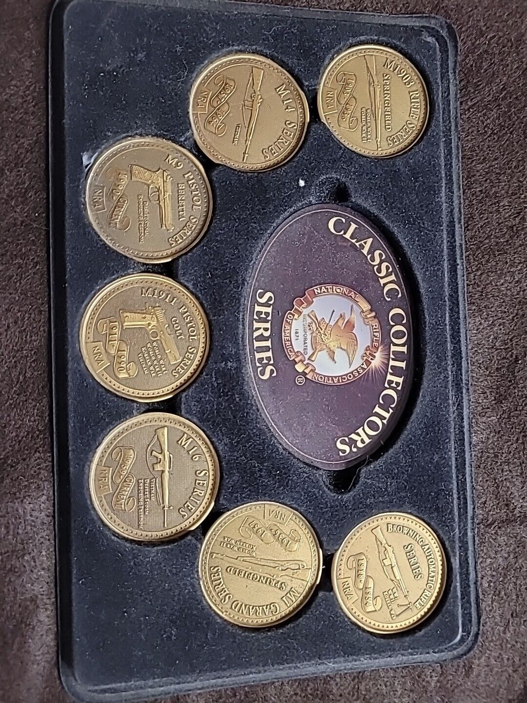 Vintage National Rifle Association Of America Classic Collectors Series Coins
