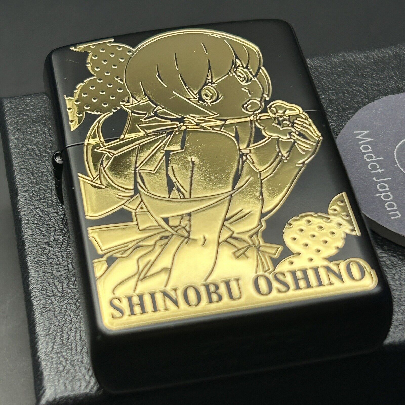 ZIPPO Oil Lighter Monogatari Series Shinobu Oshino Japan Anime New