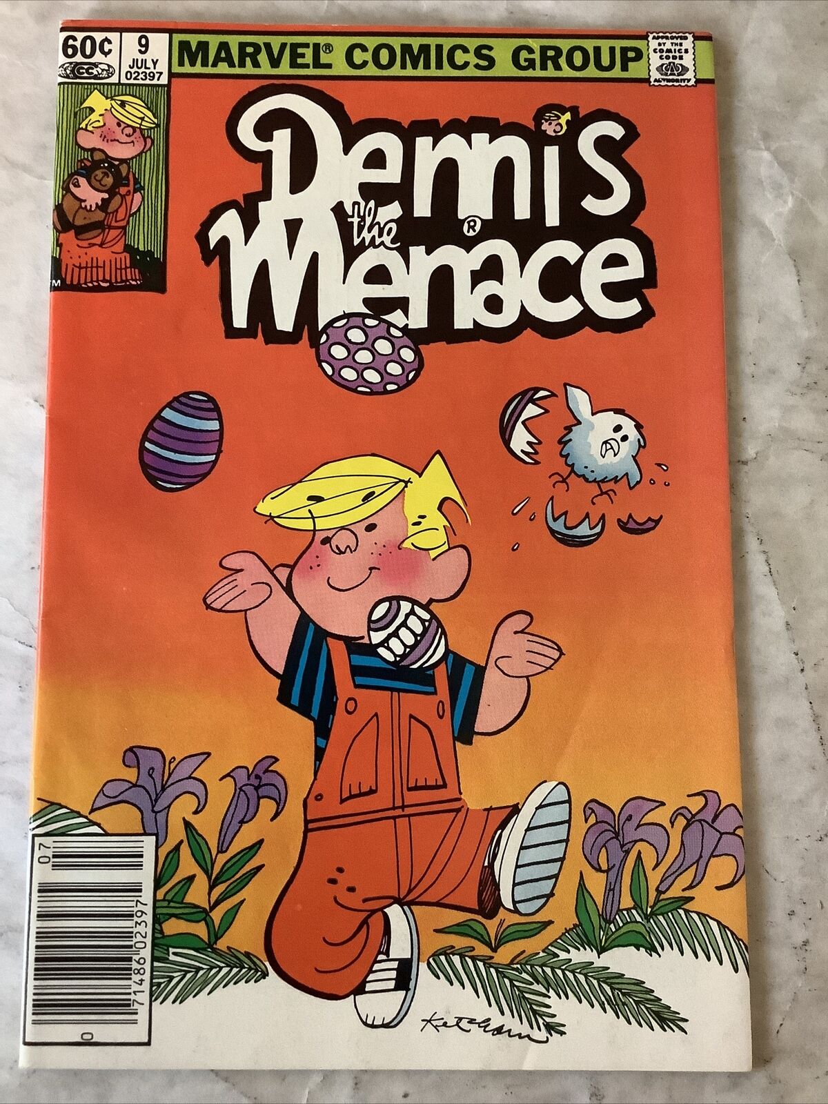Dennis the Menace #9 Marvel 1982 First Print Vintage Bronze Age Comic Book VF+