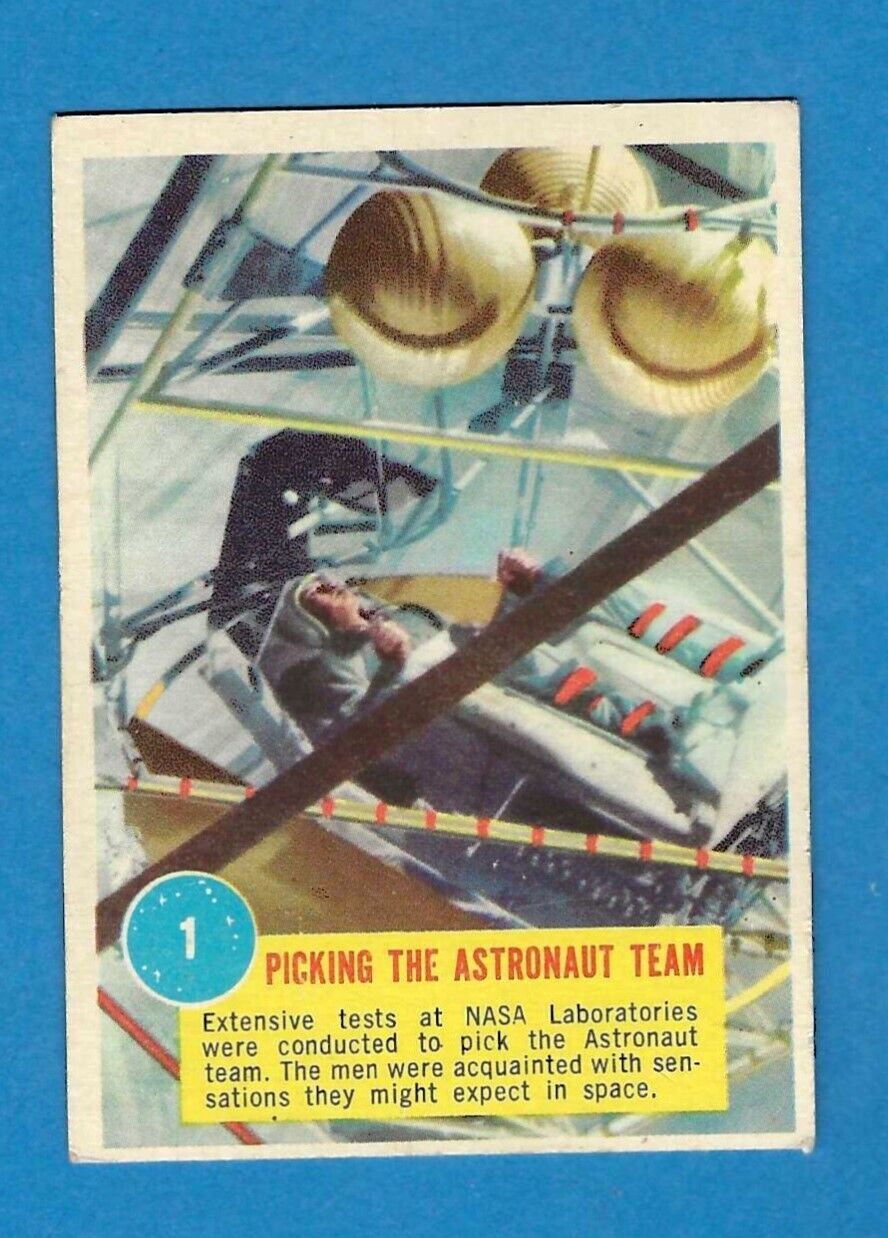 1963 Topps Astronaut Picking The Autronaut Team #1