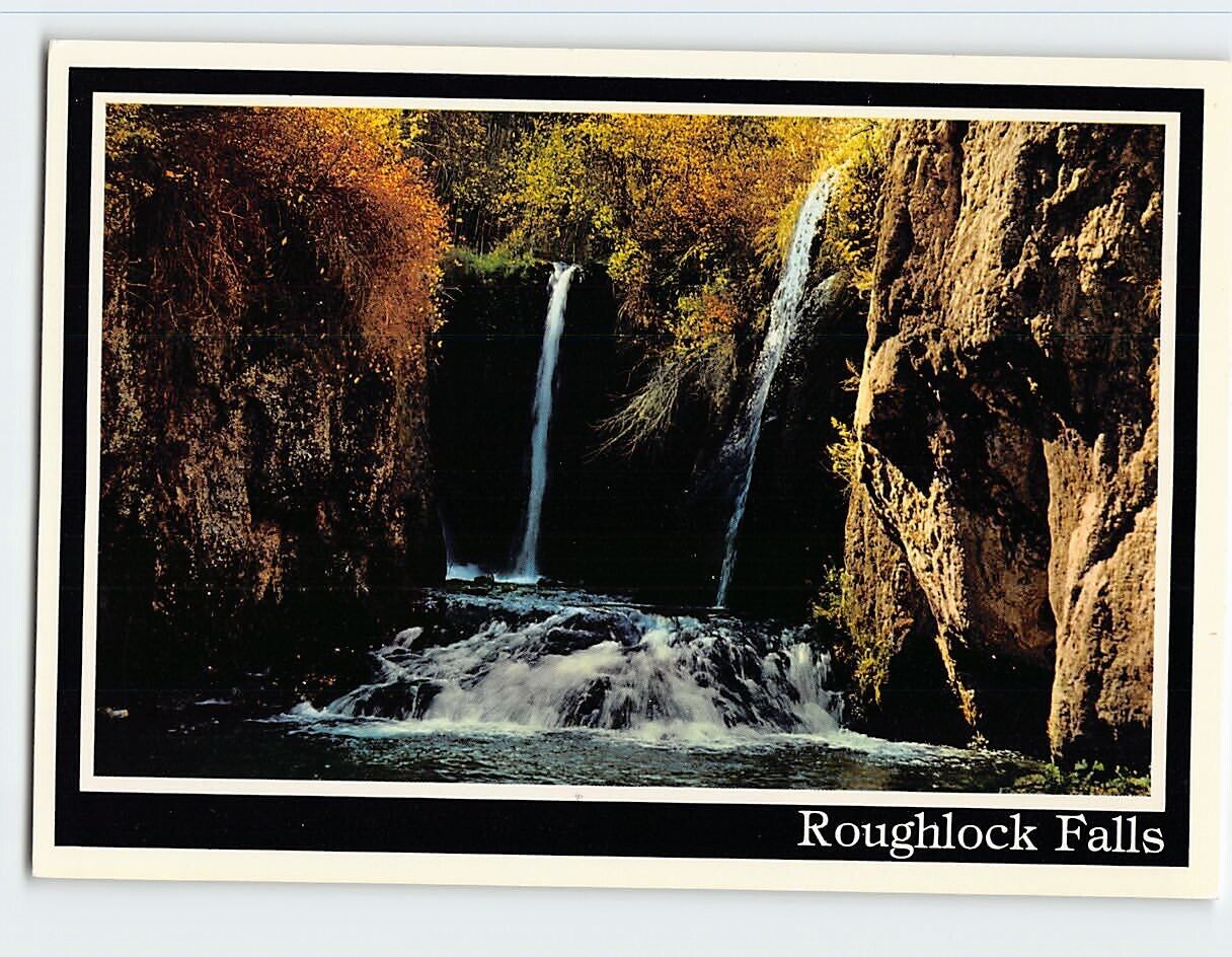 Postcard Roughlock Falls, Spearfish Canyon, Spearfish, South Dakota